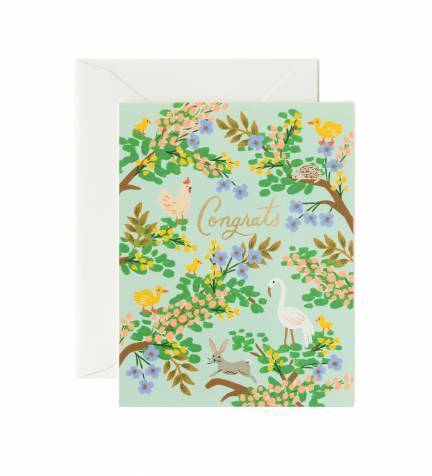 Congrats Forest Greeting Card
