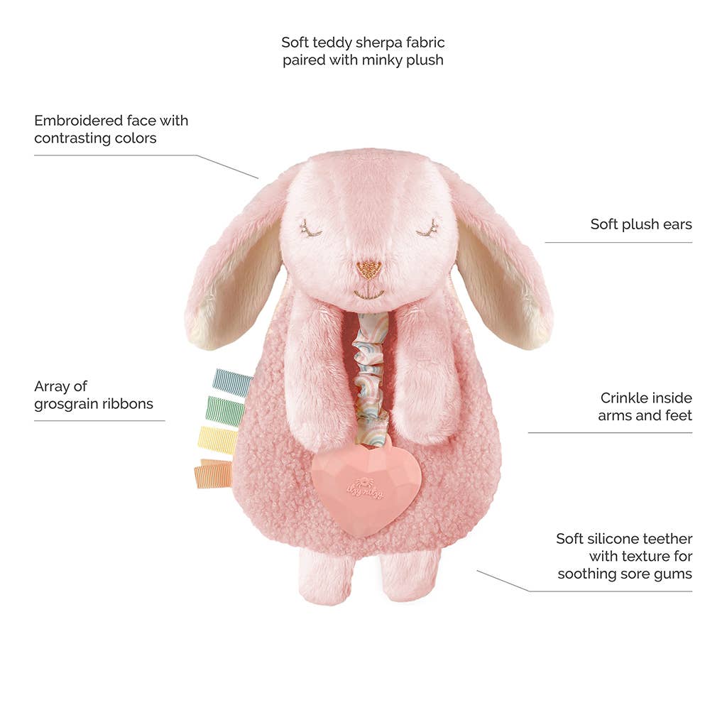 Itzy Lovey™ Bunny Plush + Teether Toy