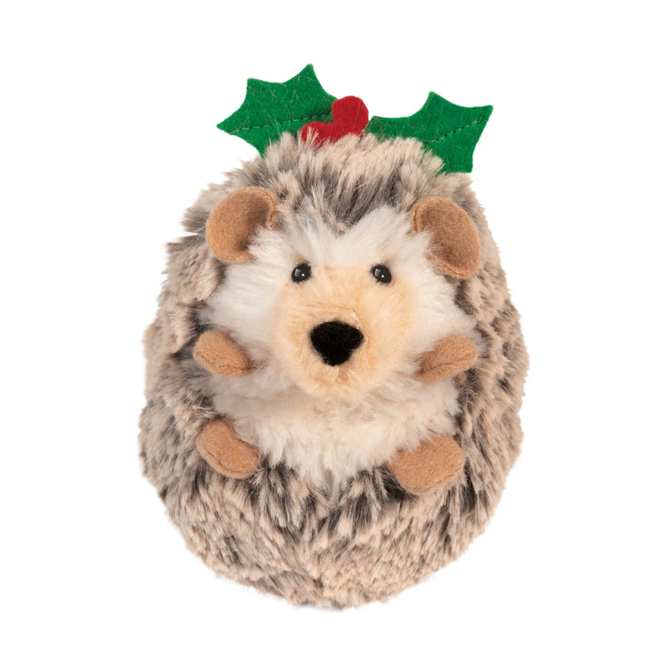 Mini Spunky Hedgehog Plush Ornament
