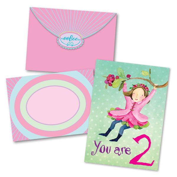 Sweet Fairy 2 Birthday Card