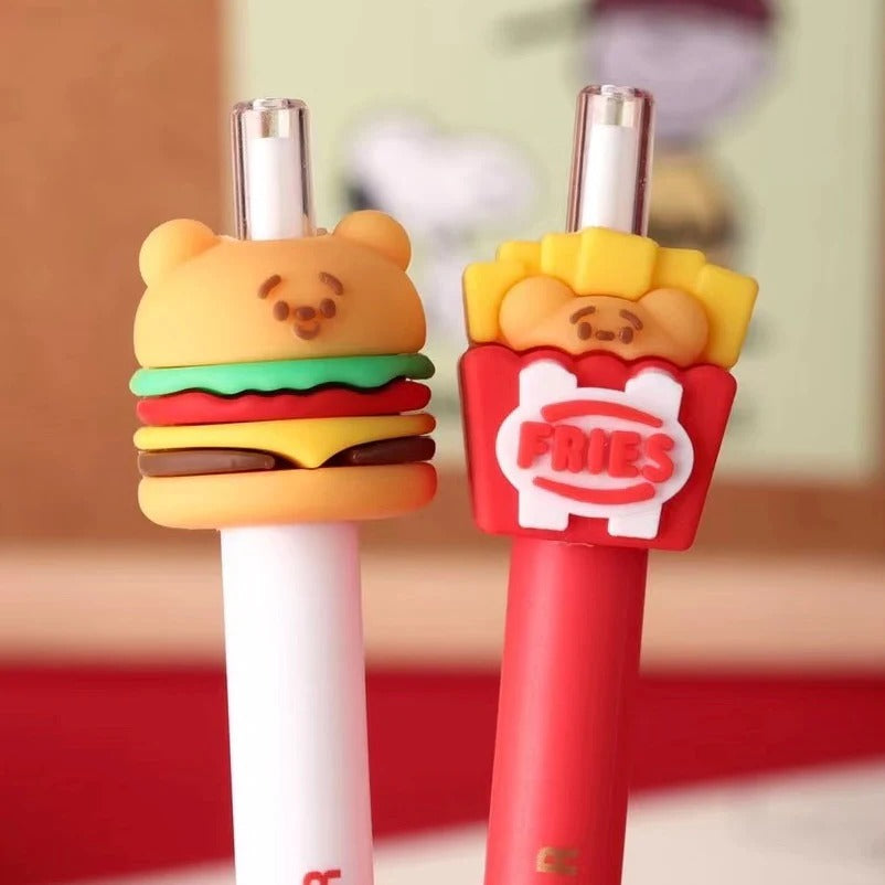 Fast Food Retractable Gel Pen