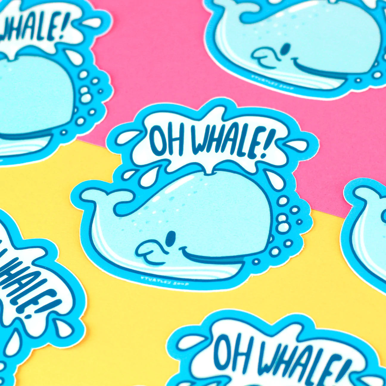 Oh Whale Vinyl Sticker | Turtle's Soup