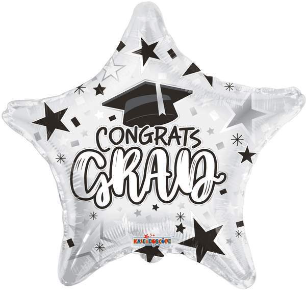 Congrats Grad Foil Star Balloon Bouquet