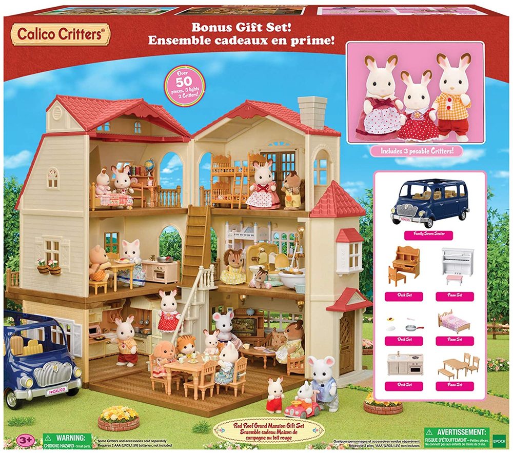 Red Roof Grand Mansion | Calico Critters LOCAL PICKUP ONLY