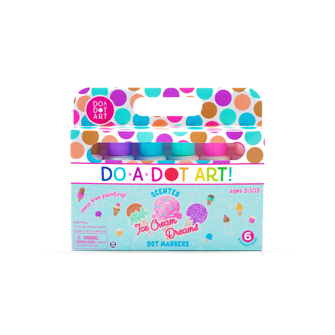 Ice Cream Dream Scented 6 Pack Dot Markers  Do A Dot – The Curious Bear  Toy & Book Shop