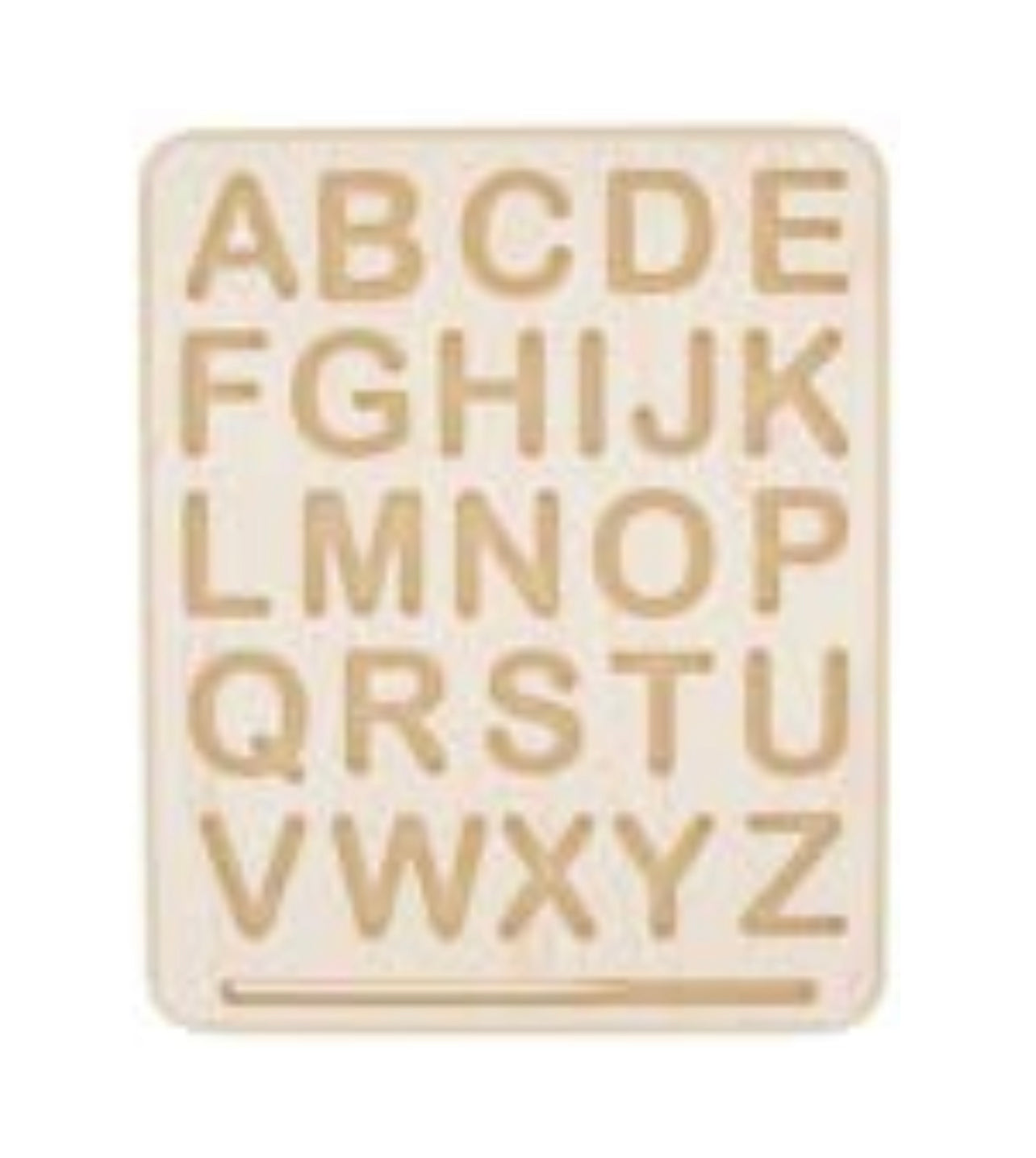Tracing Board - Uppercase Letters