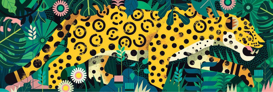 Leopard Gallery Puzzle - 1000 pcs | DJECO