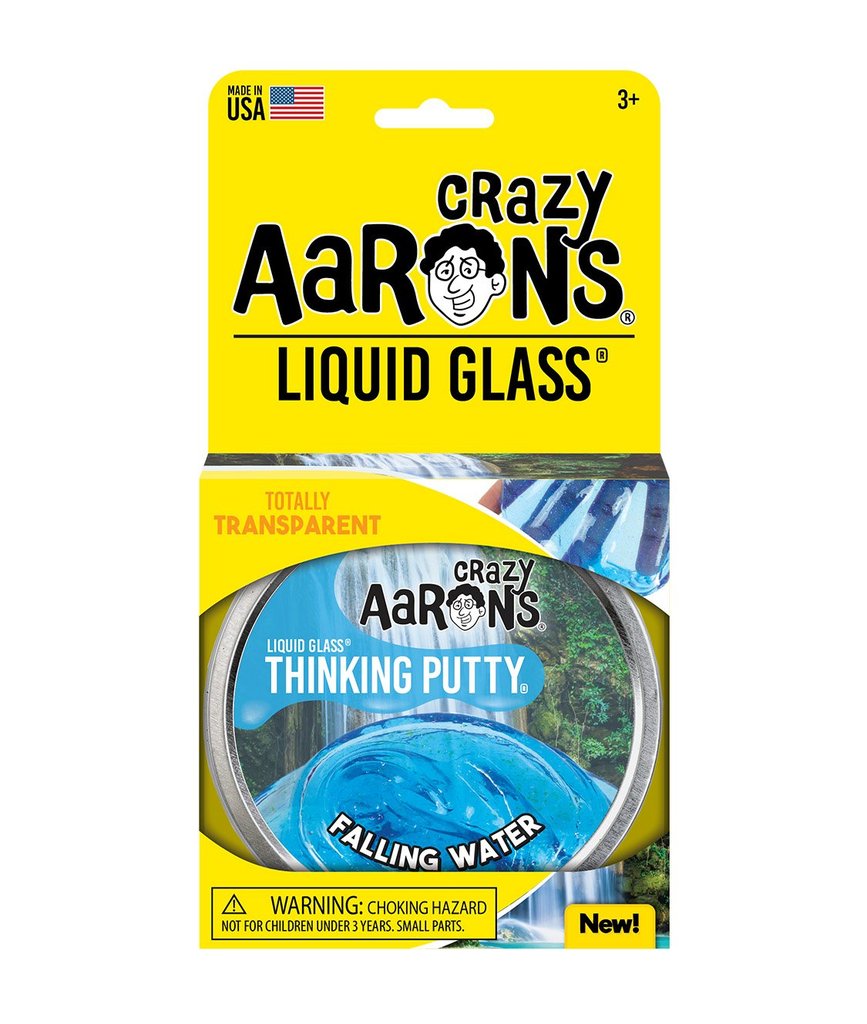 Falling Water Liquid Glass 4" Thinking Putty Tin | Crazy Aaron's