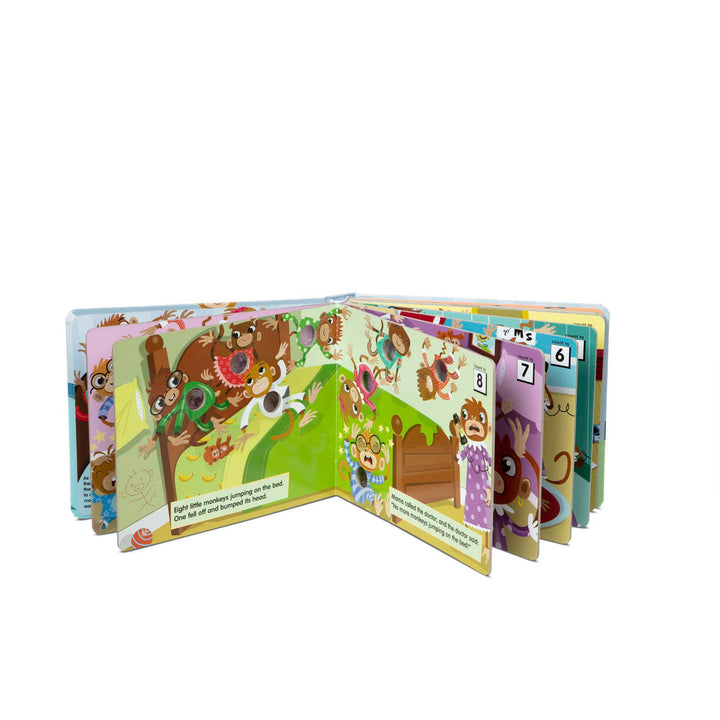 Poke-A-Dot: 10 Little Monkeys Board Book | Melissa & Doug