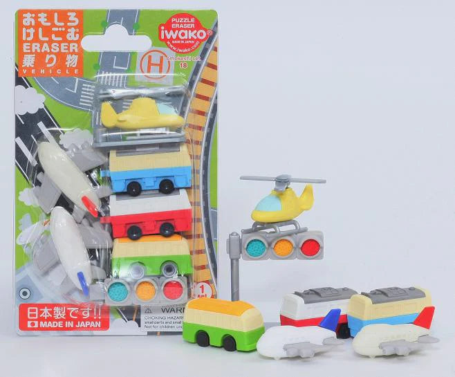 Iwako Motor Eraser Set