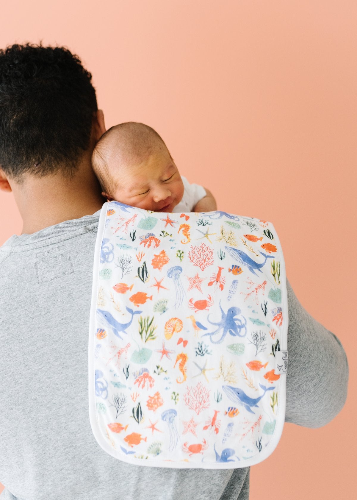 Nautical Burp Cloth Set | Copper Pearl
