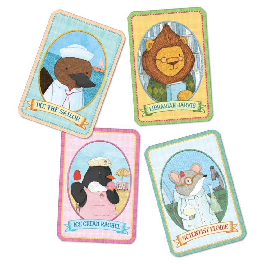 Animal Village Old Maid Playing Cards | eeBoo