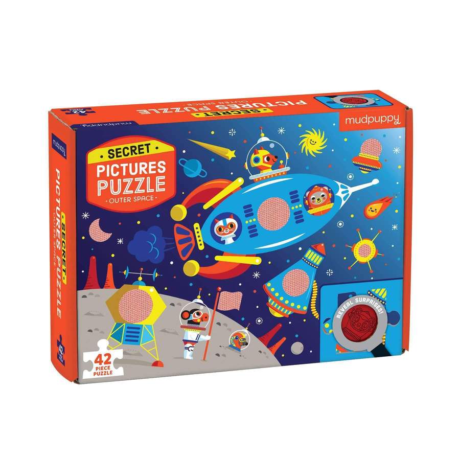 Outer Space 42 Piece Secret Picture Puzzle