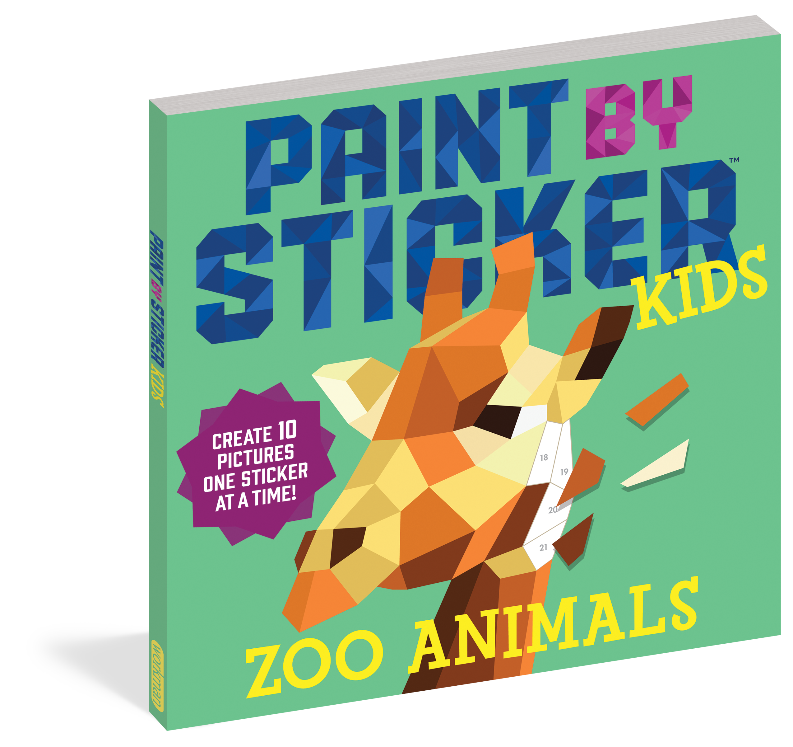 Paint by Sticker Kids: Zoo Animals