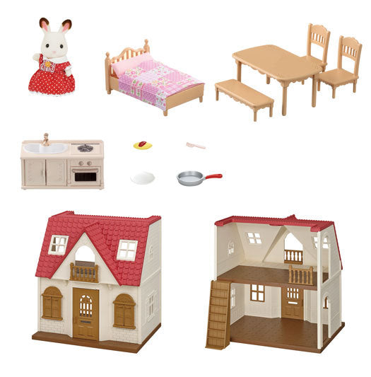 Red Roof Cozy Cottage Starter Home | Calico Critters LOCAL PICKUP ONLY