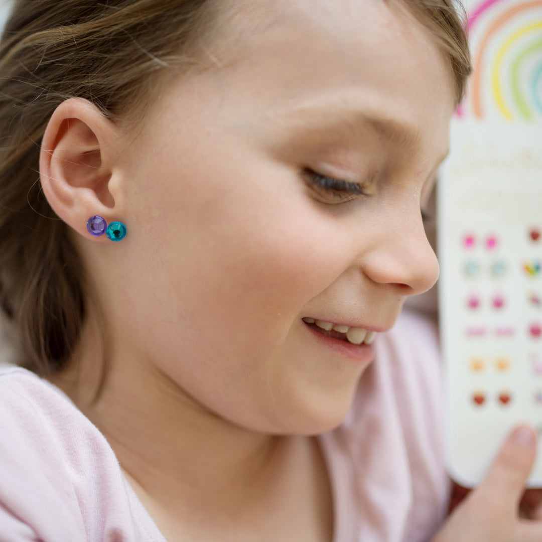 Great Pretenders Rainbow Love Sticker Earrings - Bibs and Kids