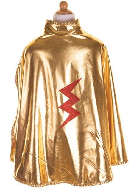 Reversible Wonder Cape - Red and Gold | Great Pretenders