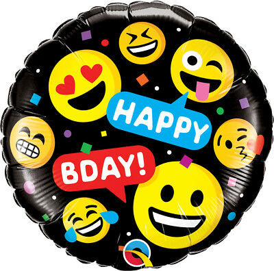 Smiley Emojis Birthday Balloon Bouquet