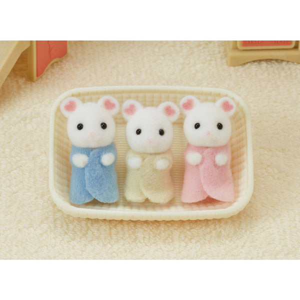 Marshmallow Mouse Triplets | Calico Critters