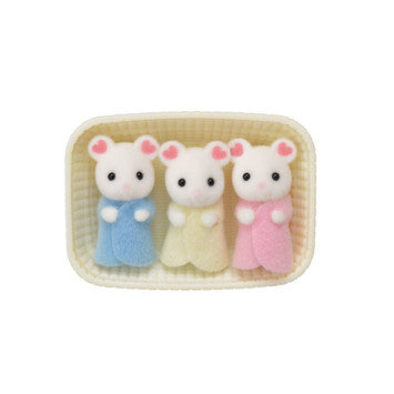 Marshmallow Mouse Triplets | Calico Critters