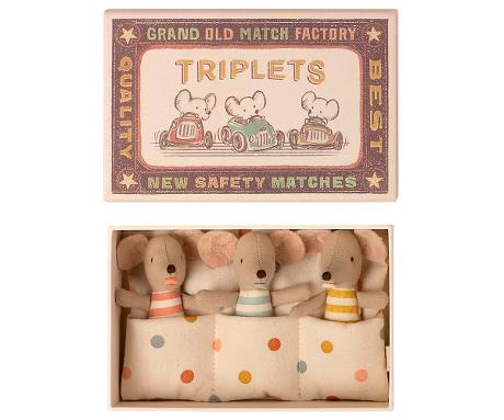 Triplets - Baby Mice in a Box | Maileg