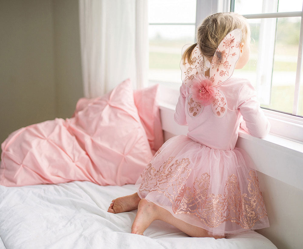 Rose Gold Tutu and Wings