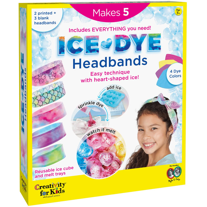 Ice-Dye Headbands